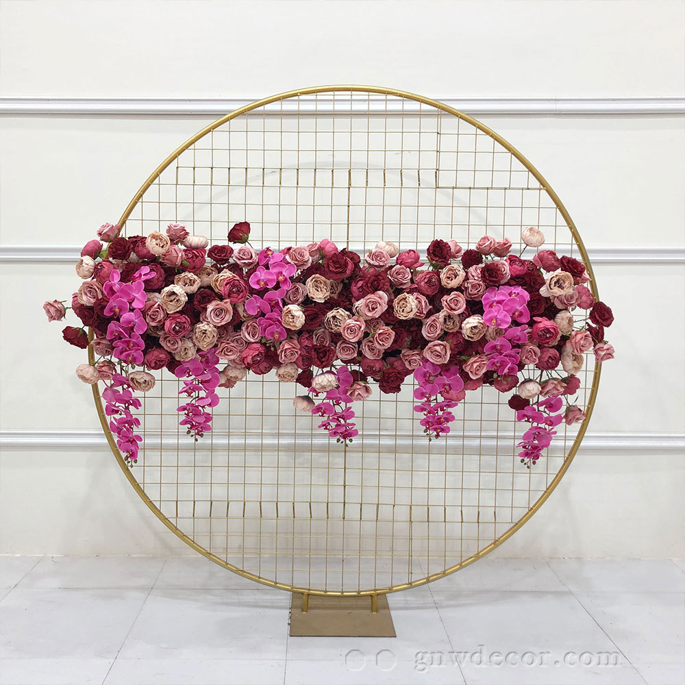 Artificial flower arch : other shape
