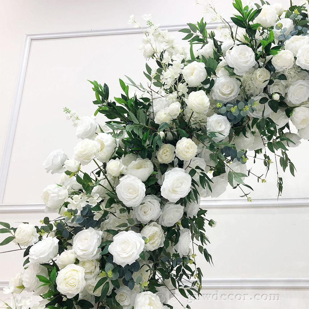 Artificial flower arch : n shape