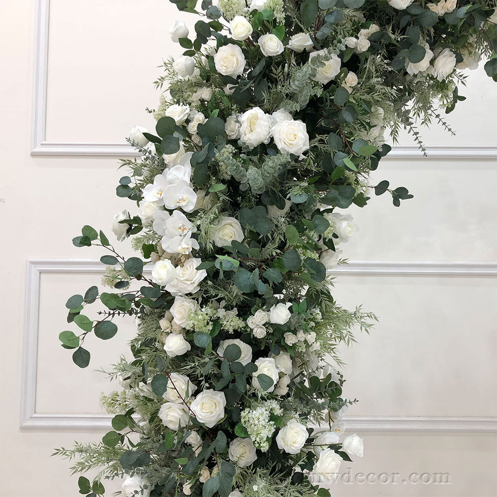 Artificial flower arch : n shape