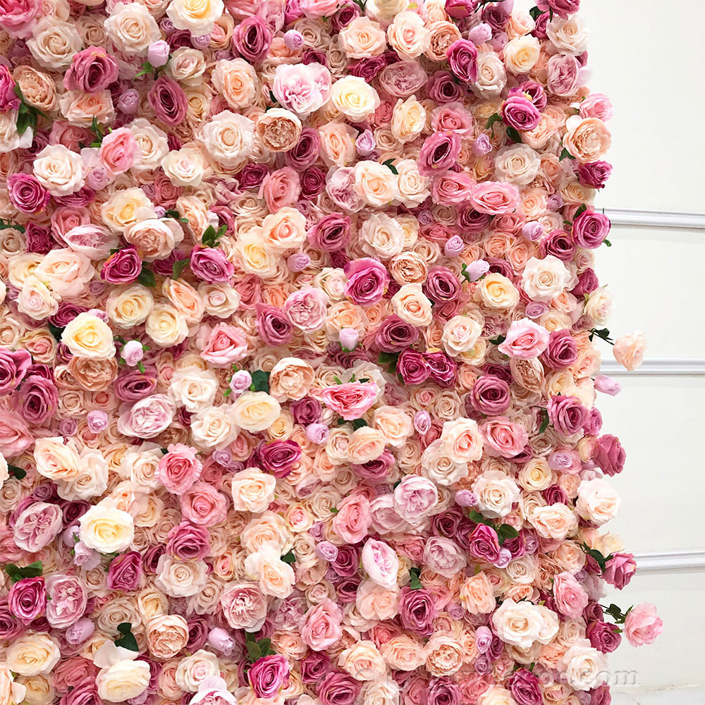 Artificial flower wall 8ft x 8ft