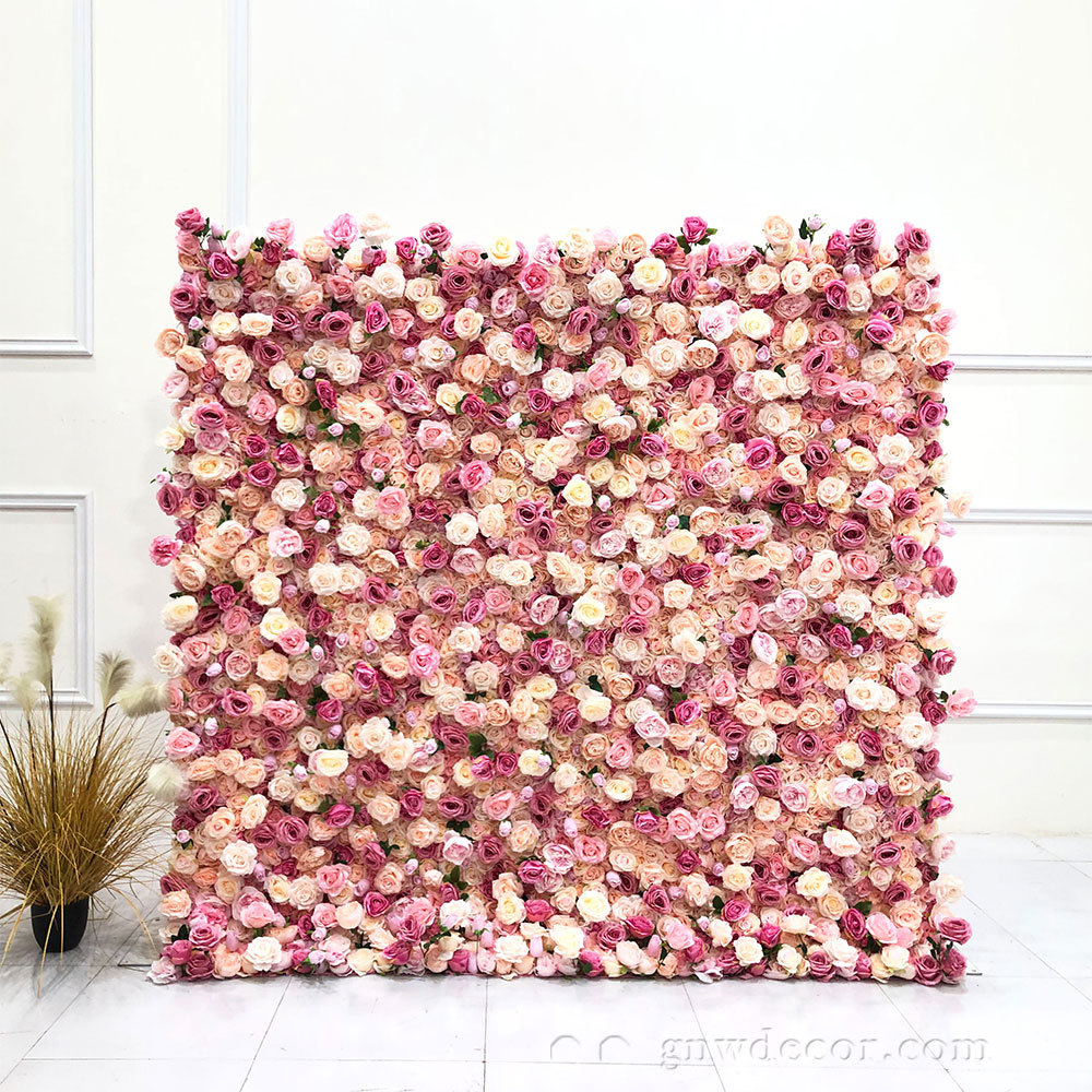 Artificial flower wall 8ft x 8ft