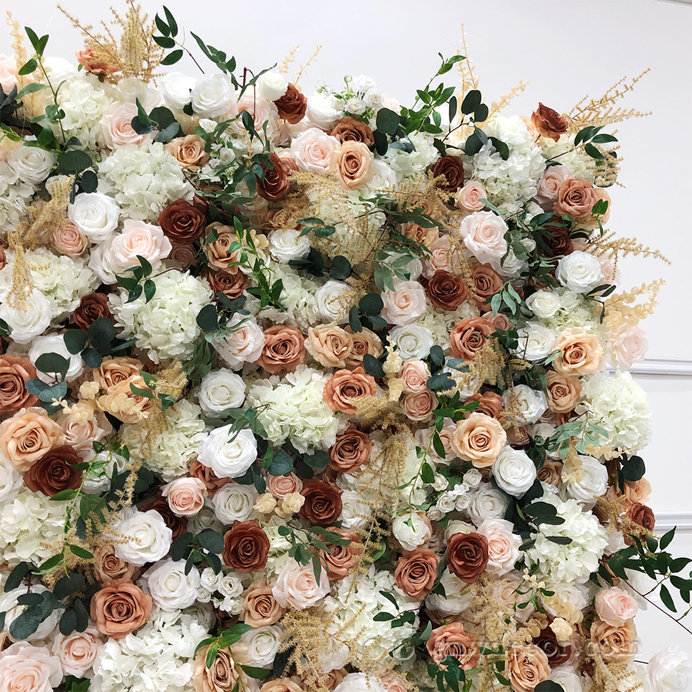 Artificial flower wall 8ft x 8ft