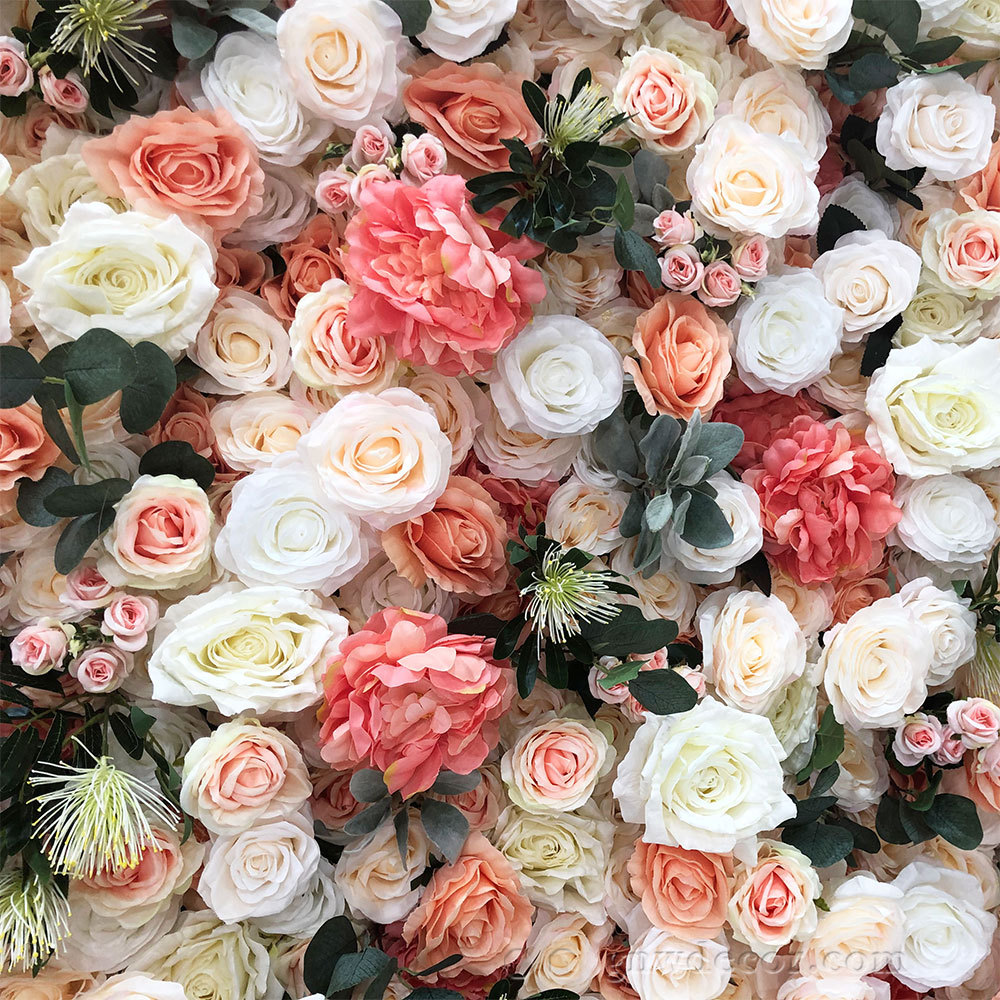 Artificial flower wall 8ft x 8ft