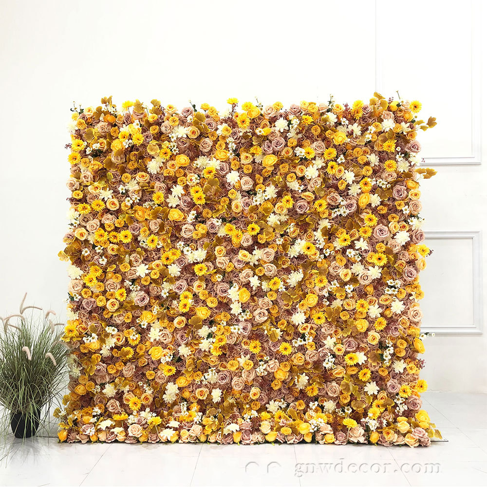 Artificial flower wall 8ft x 8ft