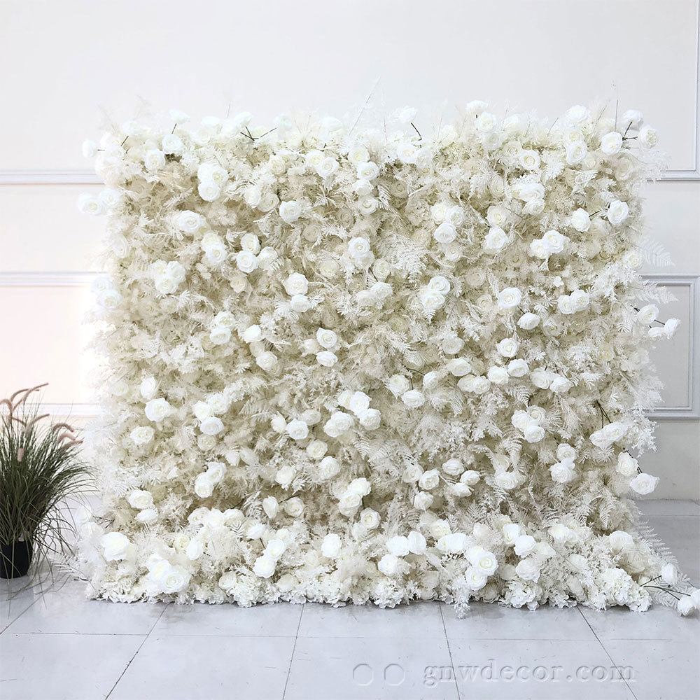 Artificial flower wall 8ft x 8ft