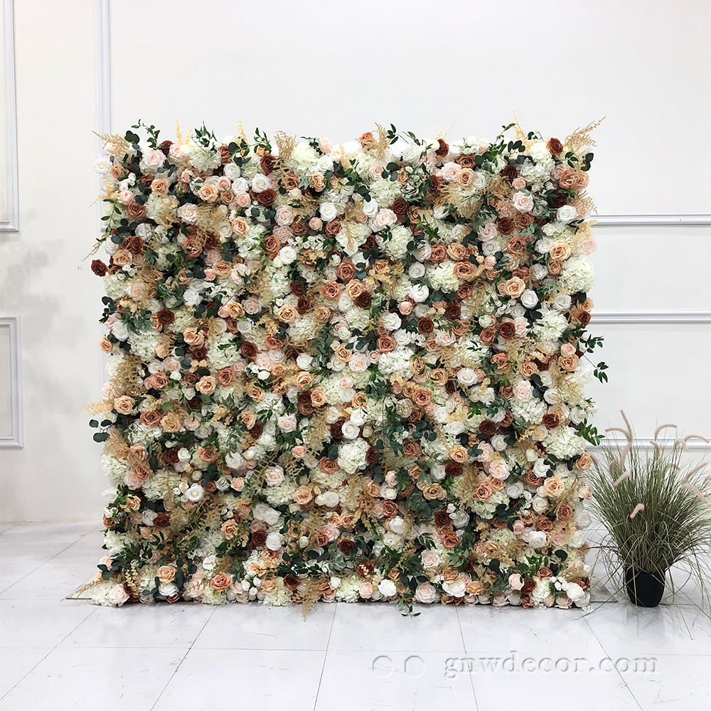 Artificial flower wall 8ft x 8ft