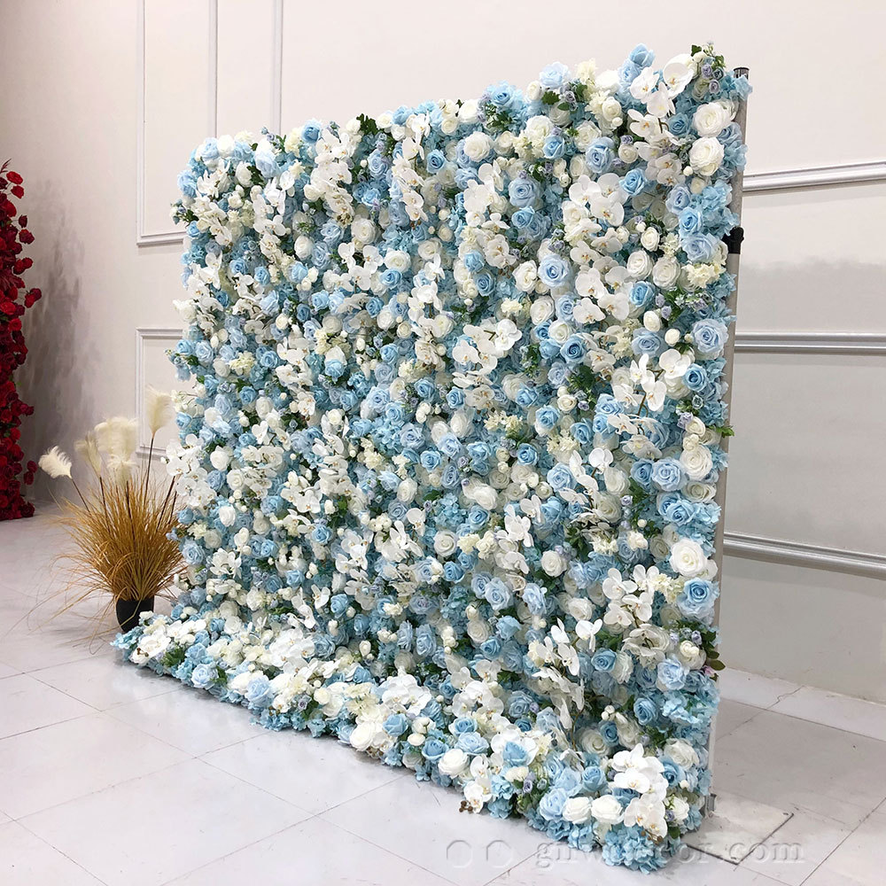 Artificial flower wall 8ft x 8ft