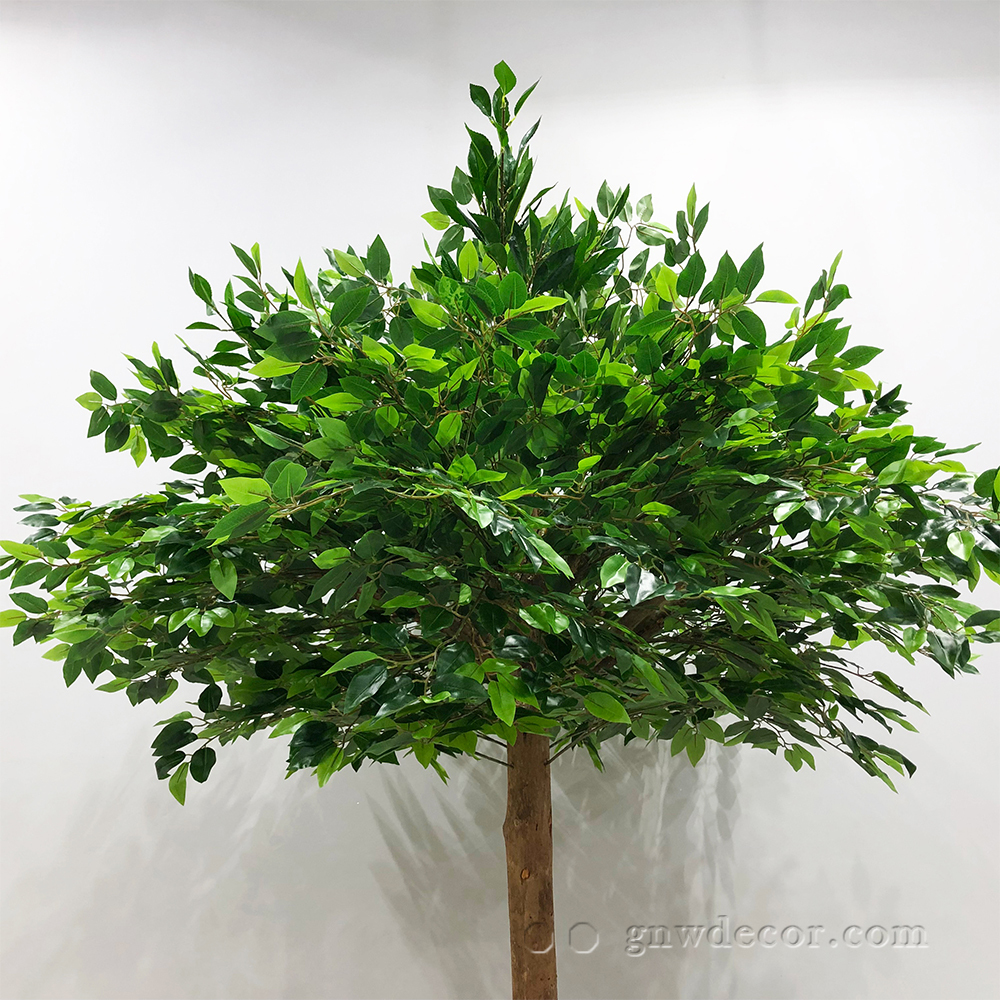 Artificial flower tree for table centerpiece