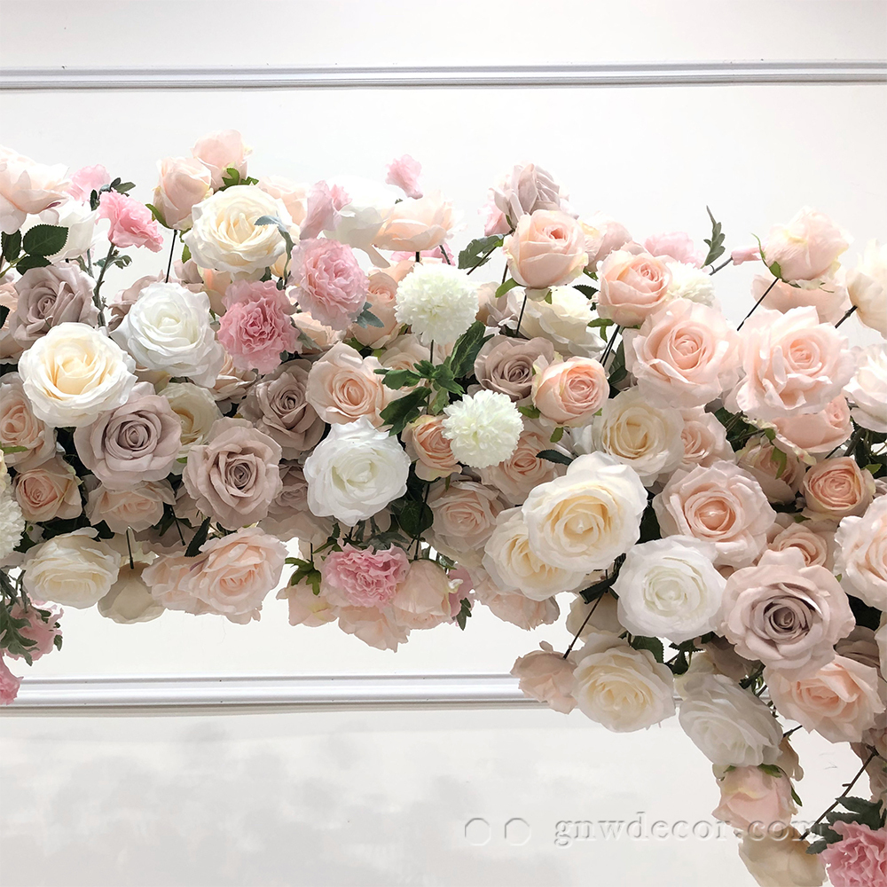 Artificial flower arch : circle ring shape