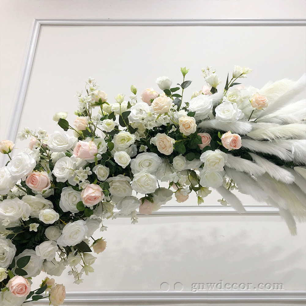 Artificial flower arch : circle ring shape