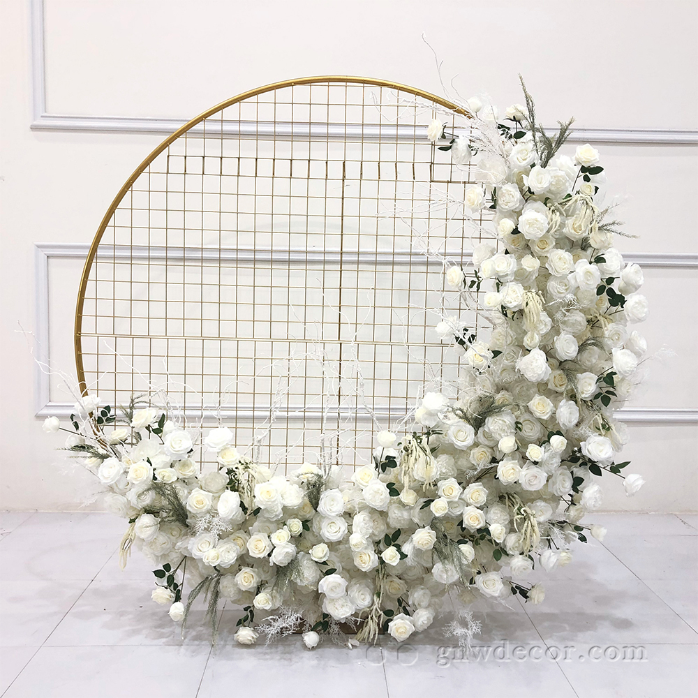 Artificial flower arch : other shape