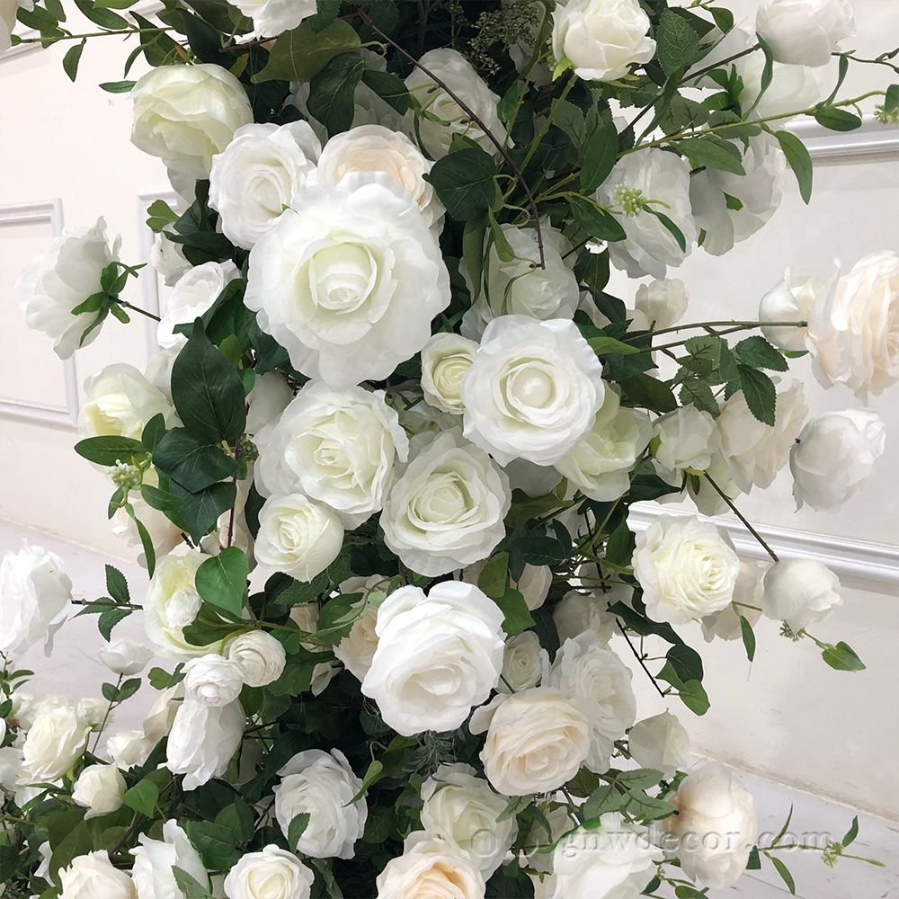 Artificial flower arch : circle ring shape