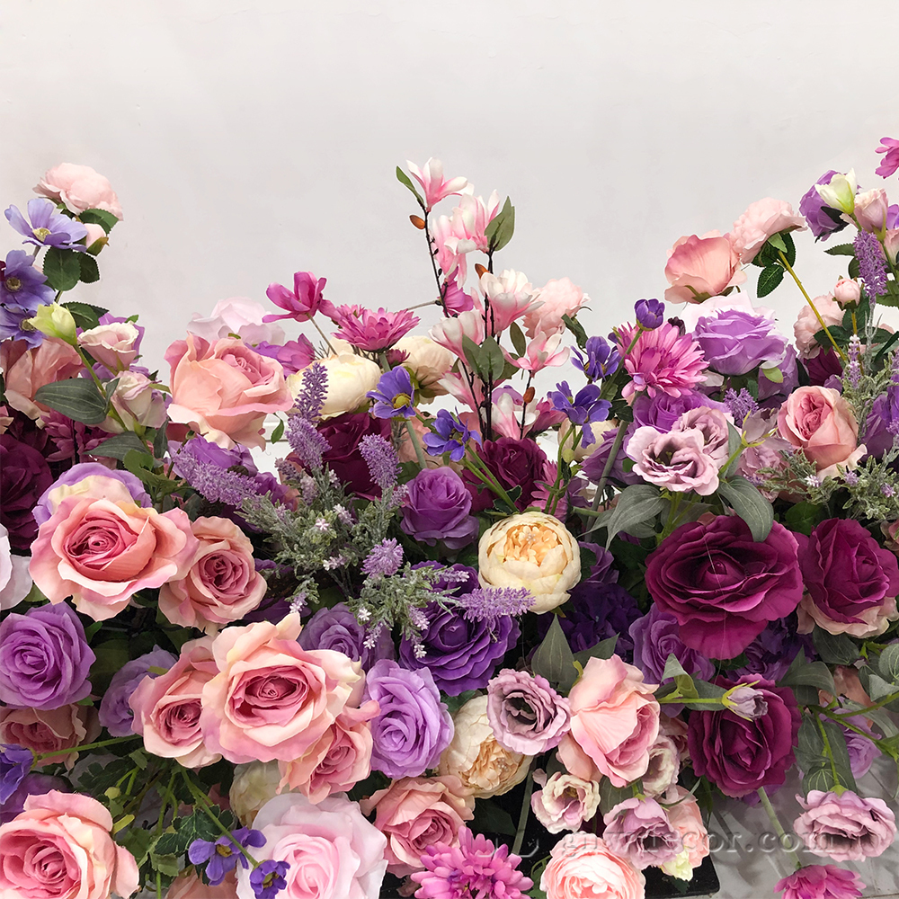 Artificial flower arch : circle ring shape