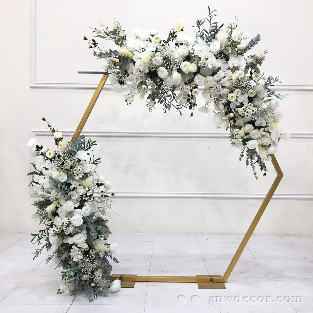 Artificial flower arch : other shape