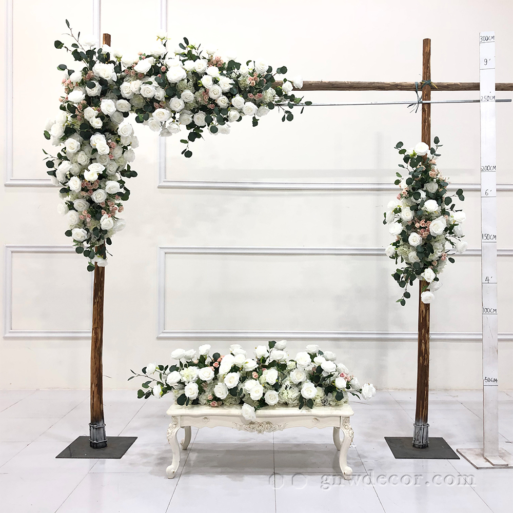 Artificial flower arch : other shape