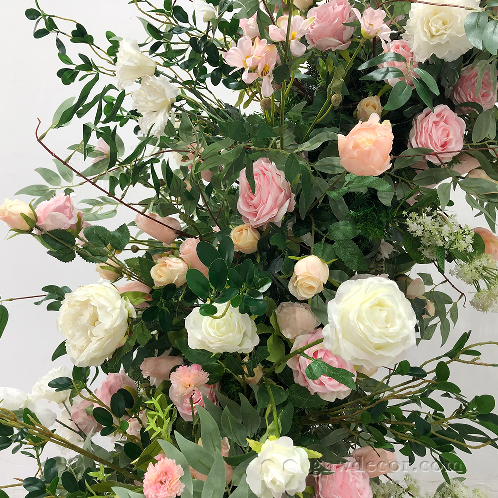 Artificial flower arch : circle ring shape