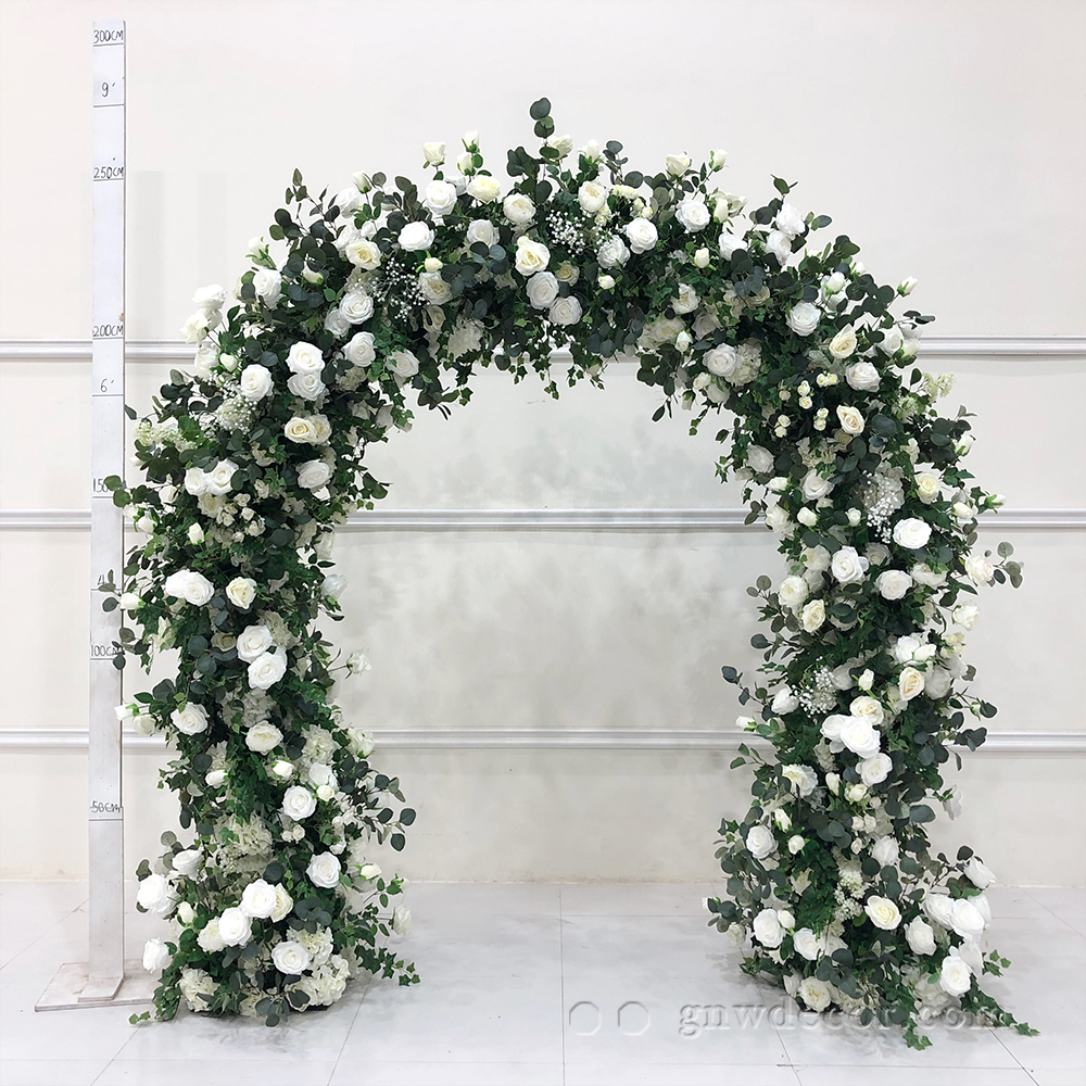 Artificial flower arch : n shape