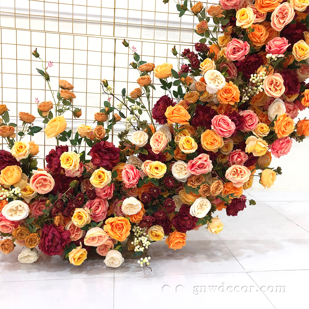 Artificial flower arch : other shape