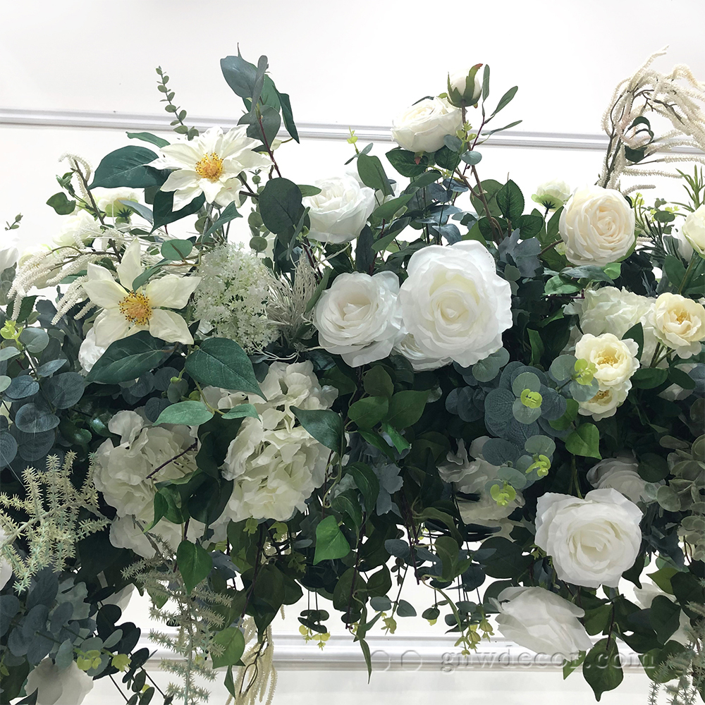 Artificial flower arch : circle ring shape