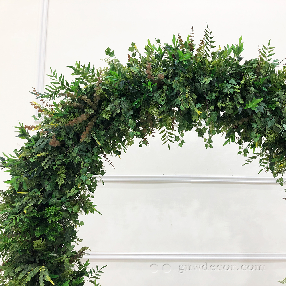 Artificial flower arch : circle ring shape