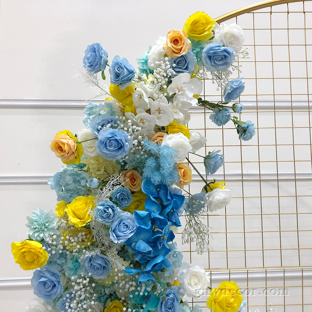 Artificial flower arch : other shape