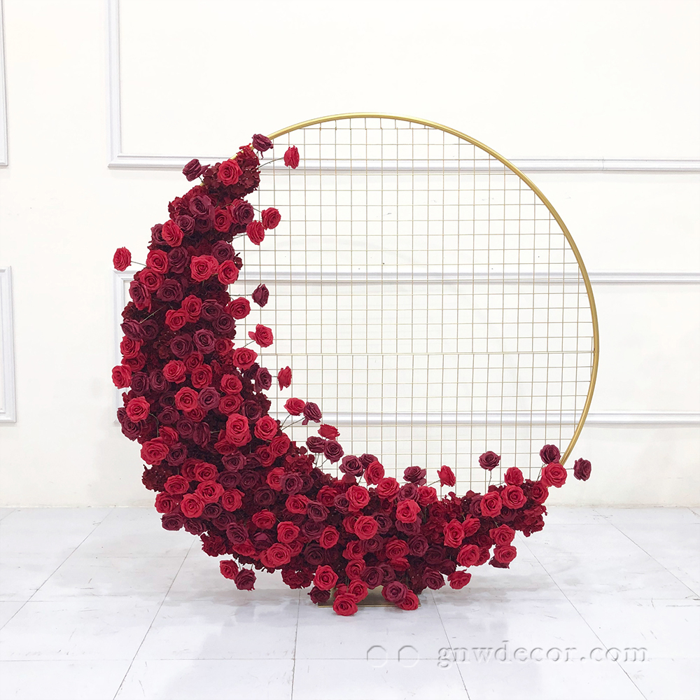 Artificial flower arch : other shape