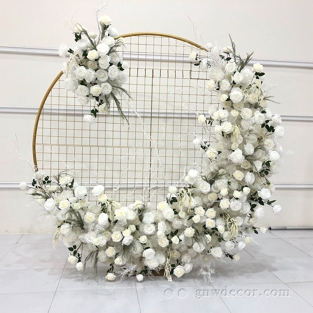 Artificial flower arch : other shape