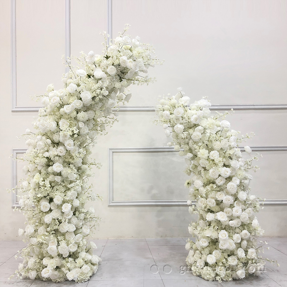Artificial flower arch : 11 pillars