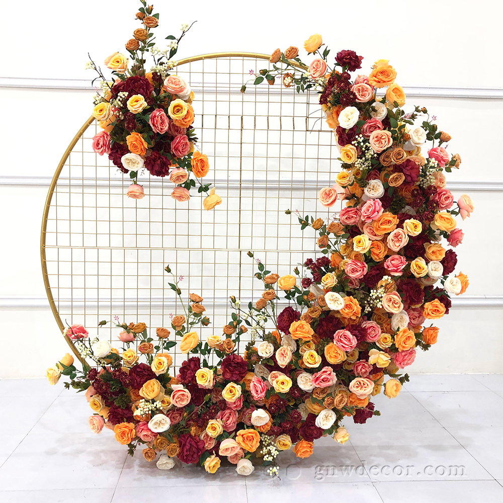 Artificial flower arch : other shape