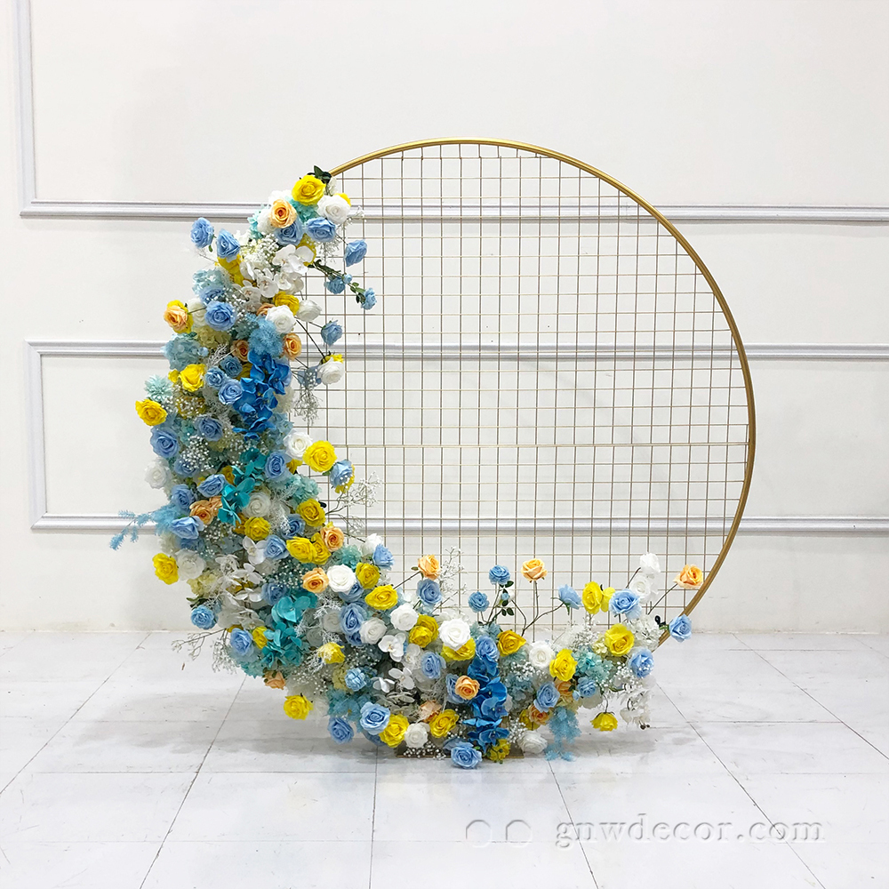 Artificial flower arch : other shape