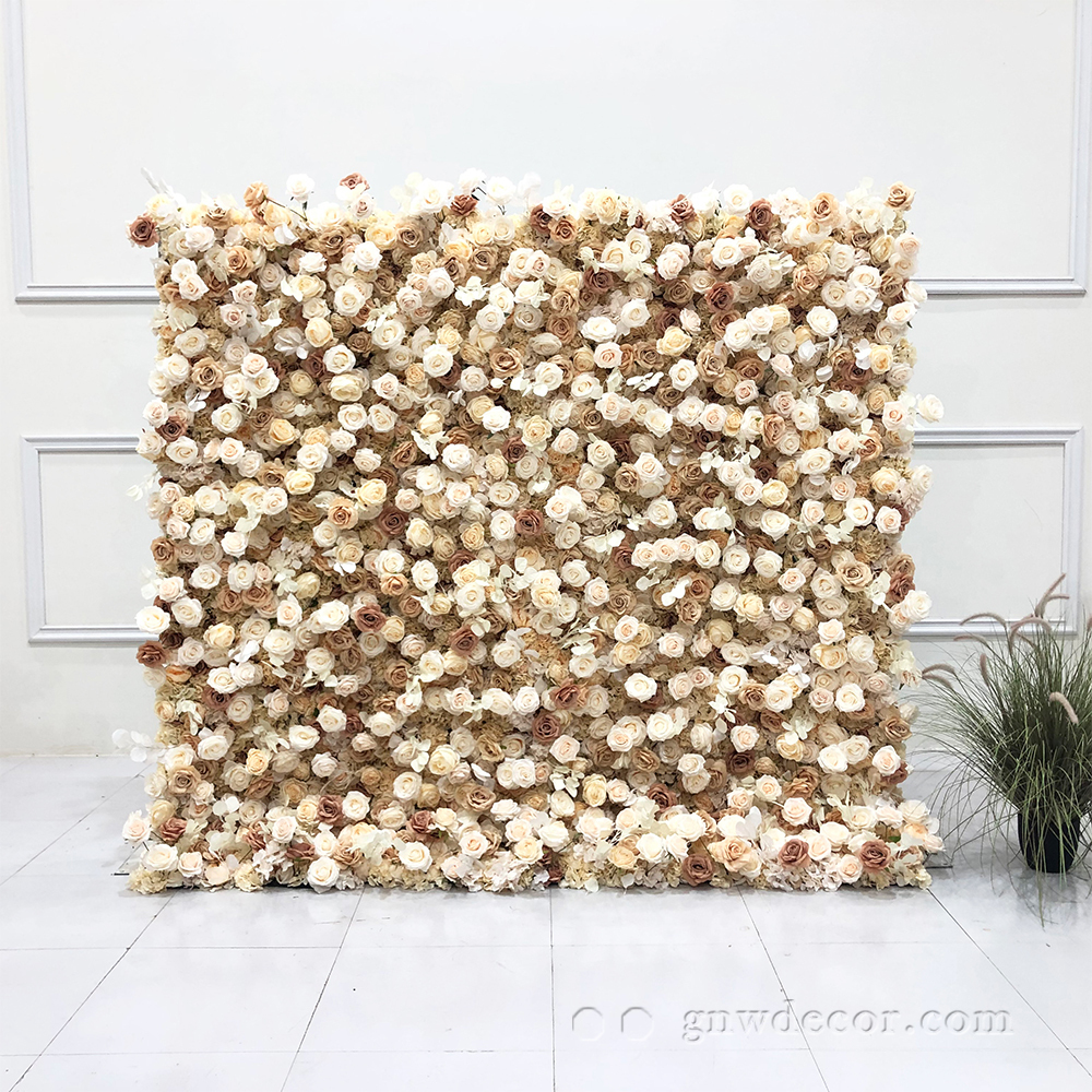 Artificial flower wall 8ft x 8ft