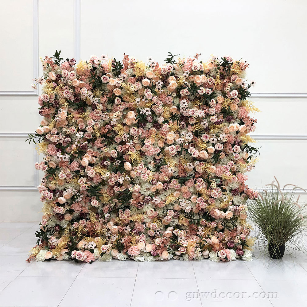 Artificial flower wall 8ft x 8ft