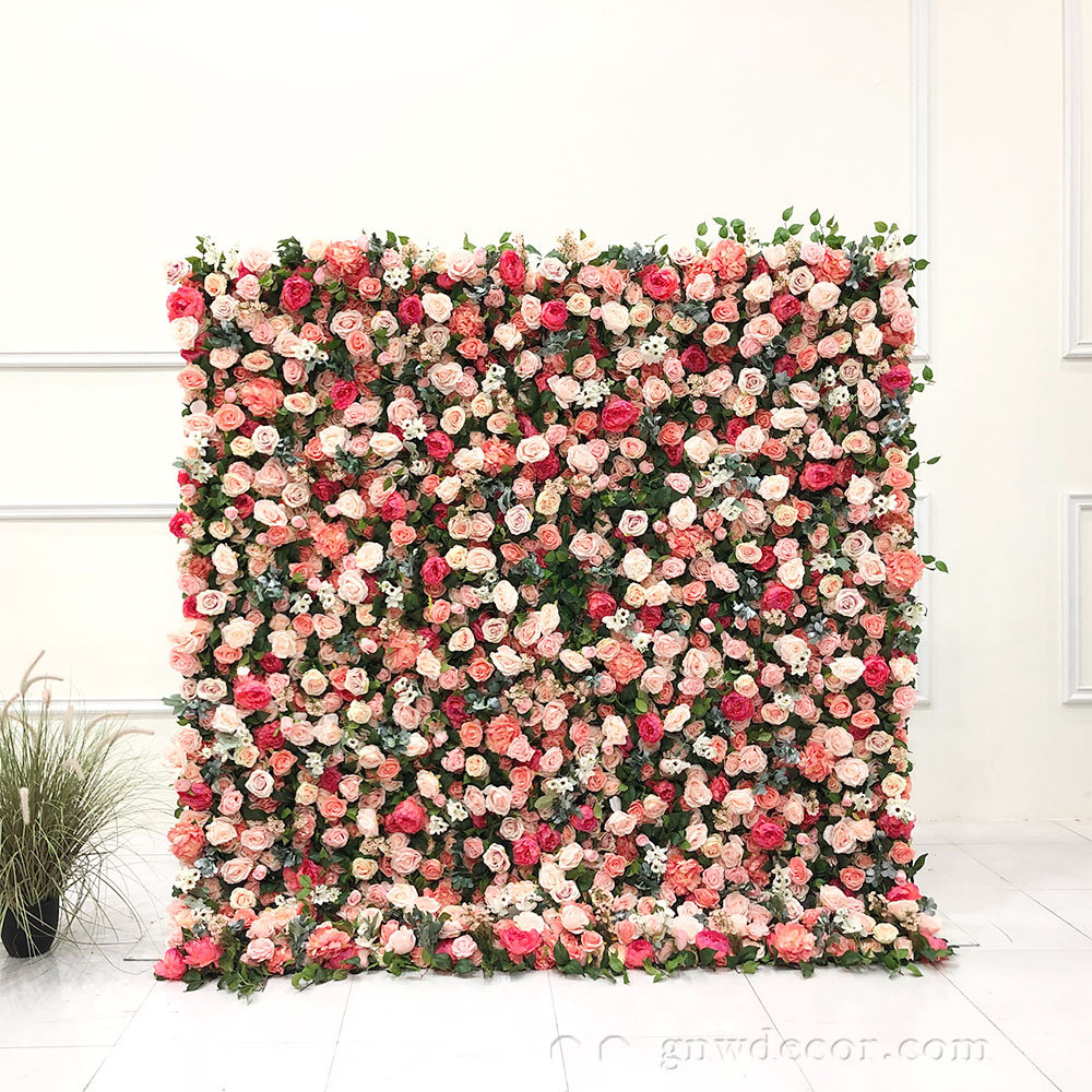 Artificial flower wall 8ft x 8ft