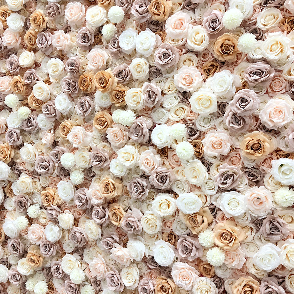 Artificial flower wall 8ft x 8ft