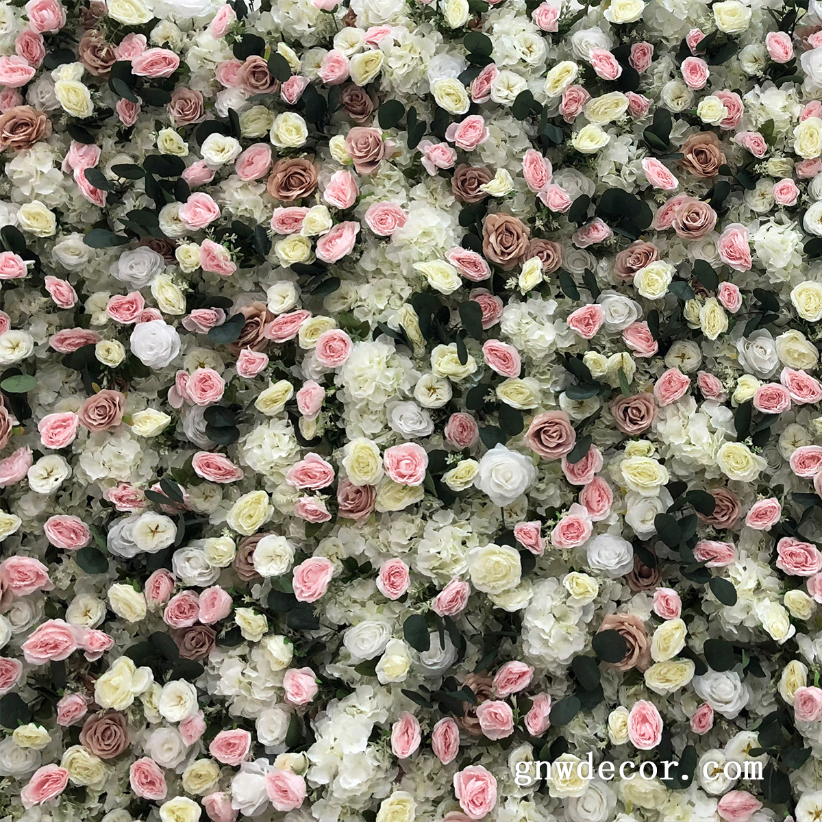Artificial flower wall 8ft x 8ft