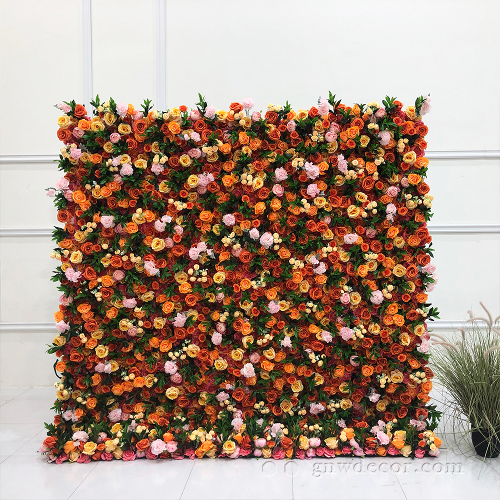 Artificial flower wall 8ft x 8ft