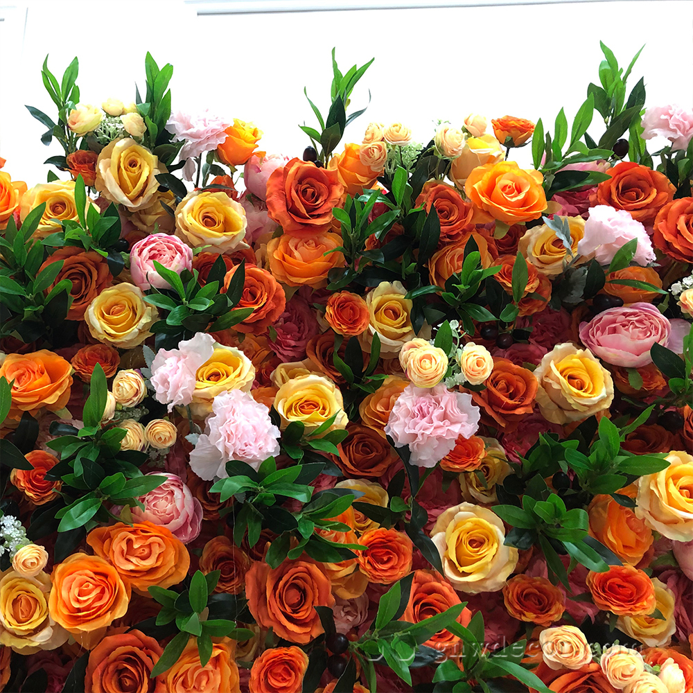 Artificial flower wall 8ft x 8ft