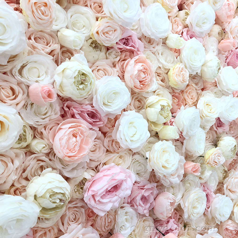 Artificial flower wall 8ft x 8ft