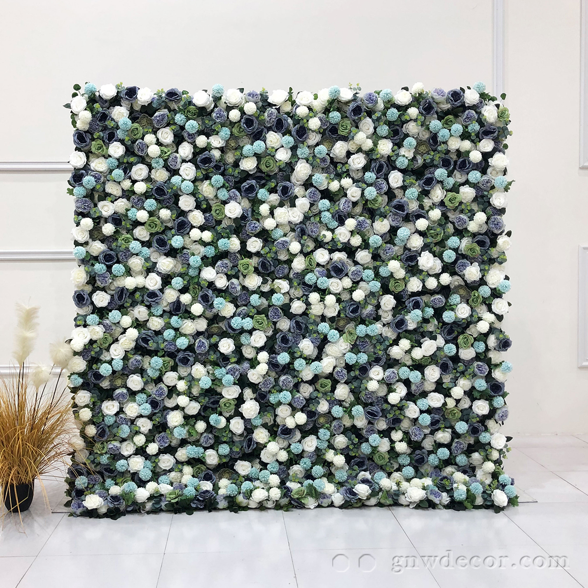 Artificial flower wall 8ft x 8ft