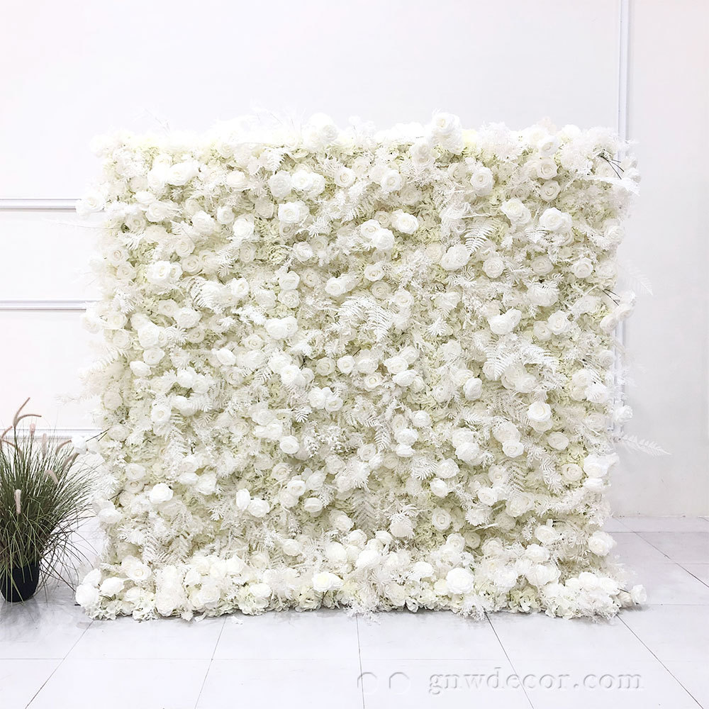 Artificial flower wall 8ft x 8ft