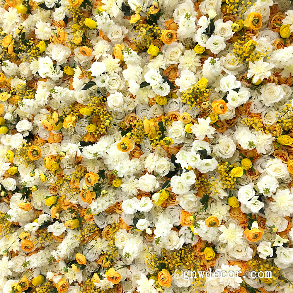 Artificial flower wall 8ft x 8ft