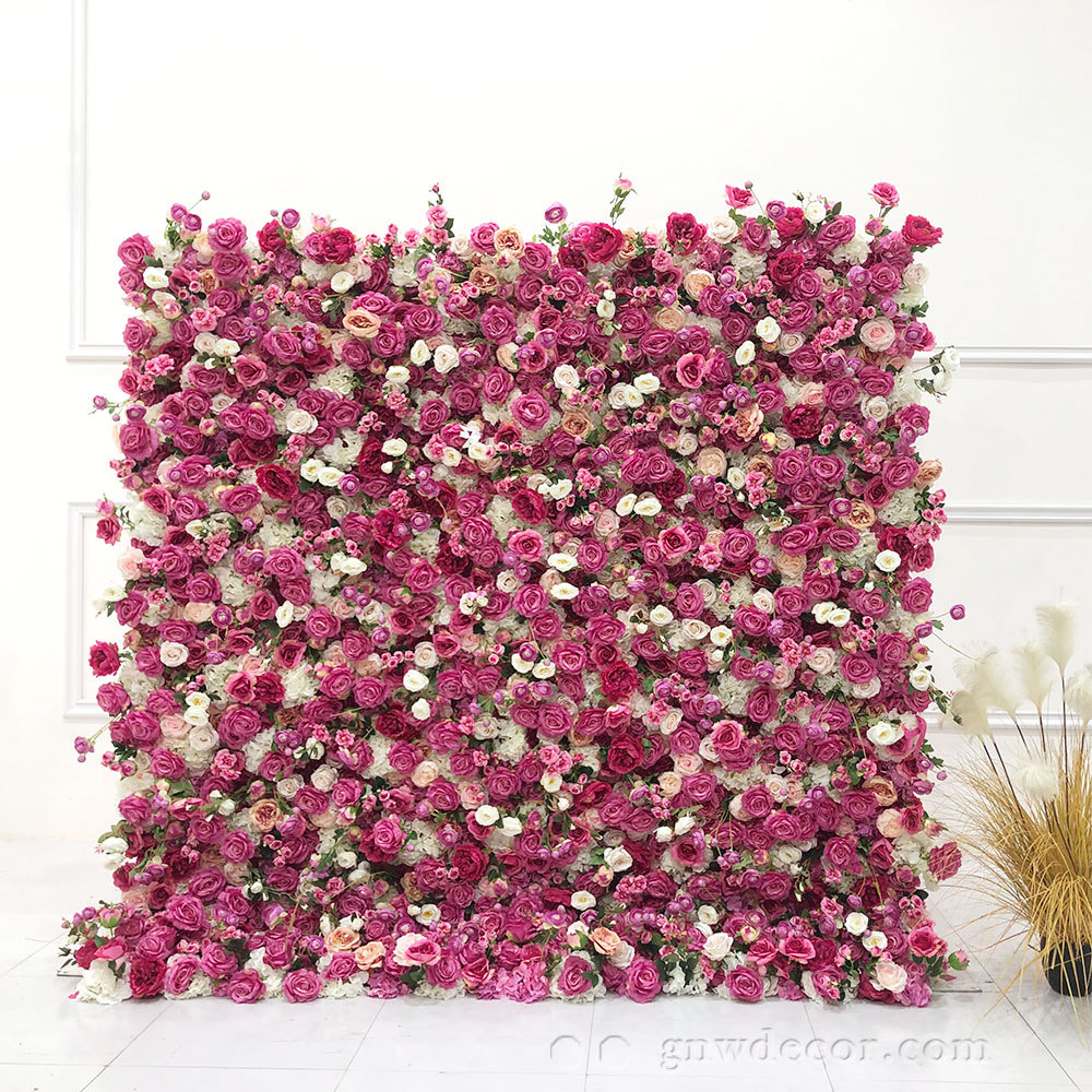 Artificial flower wall 8ft x 8ft