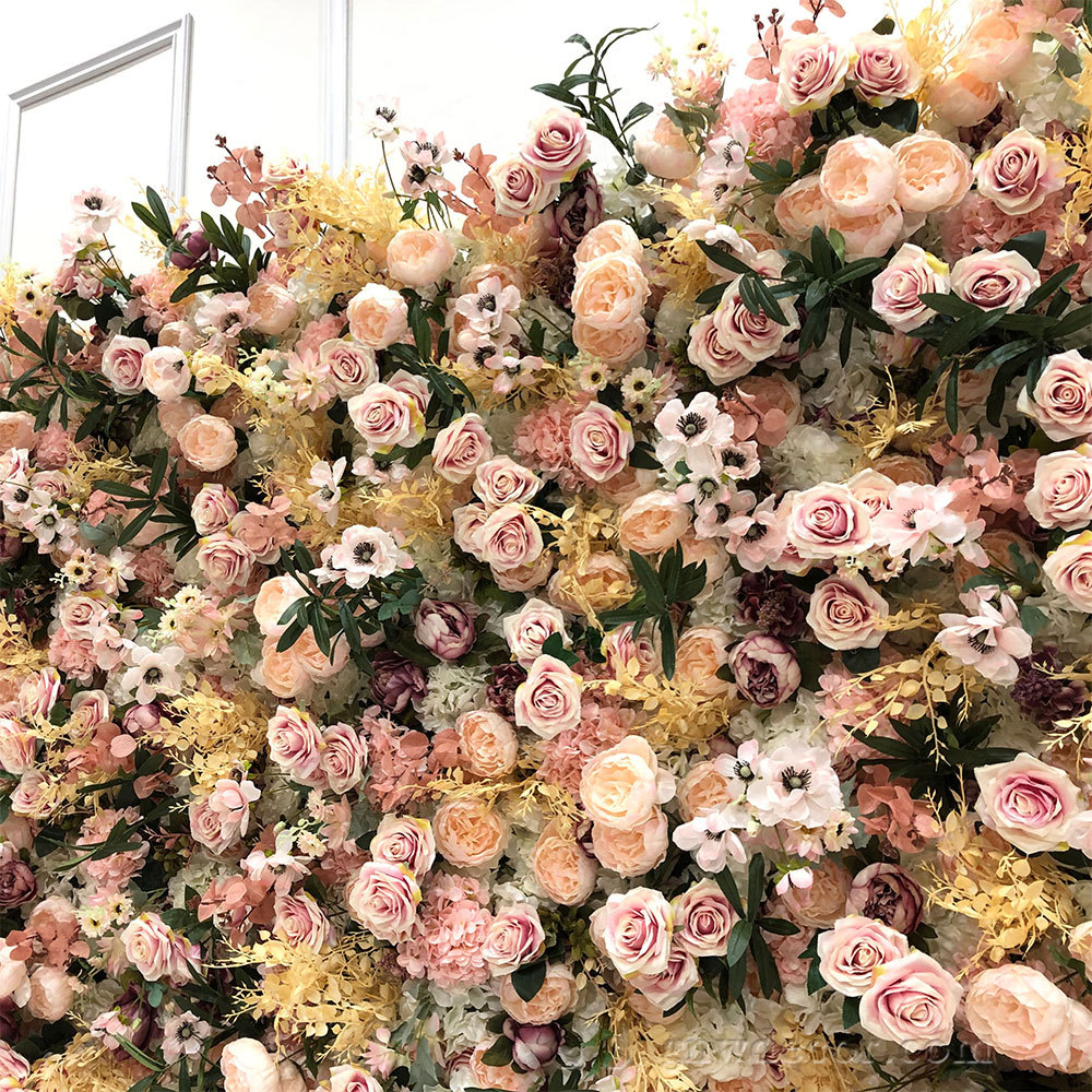 Artificial flower wall 8ft x 8ft