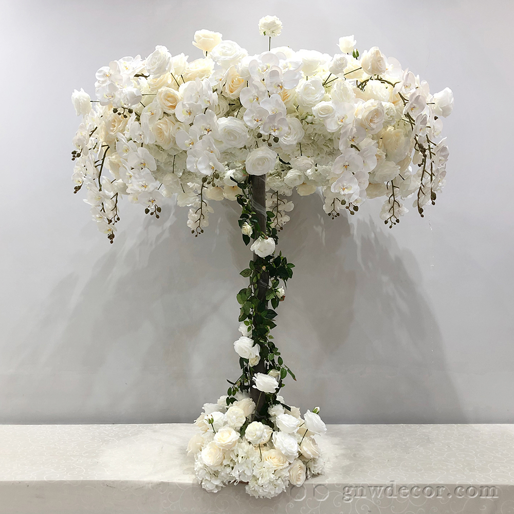 Artificial flower table centerpieces