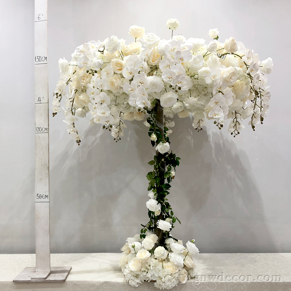 Artificial flower table centerpieces