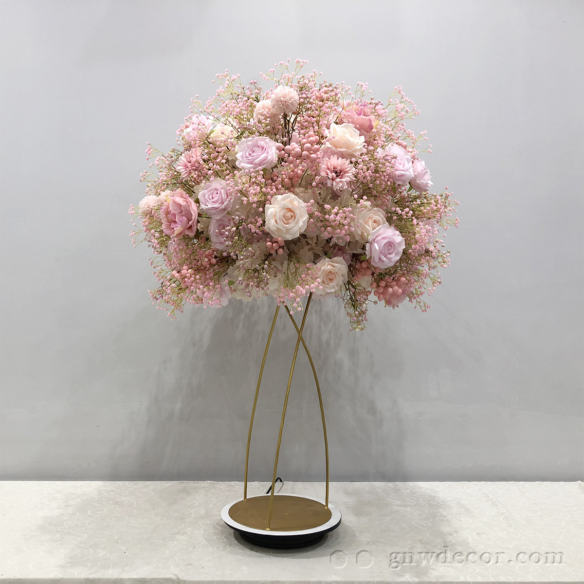 Artificial flower table centerpieces ball 30''