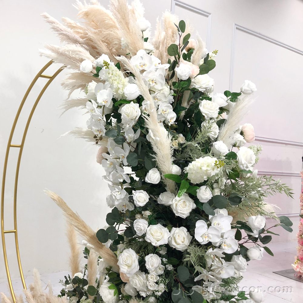Artificial flower arch : circle ring shape