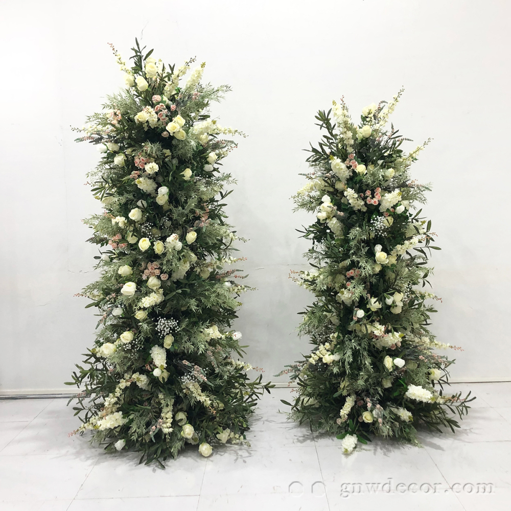 Artificial flower arch : 11 pillars