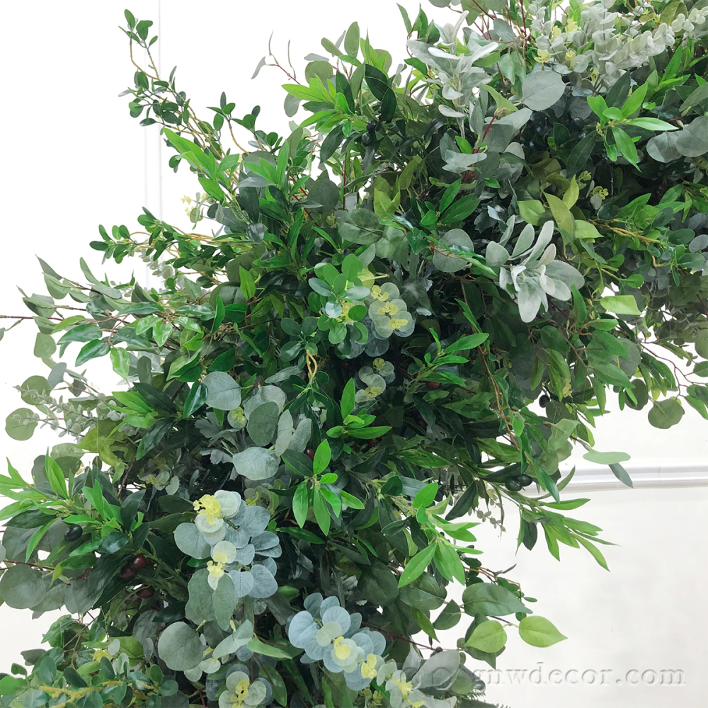 Artificial flower arch : circle ring shape
