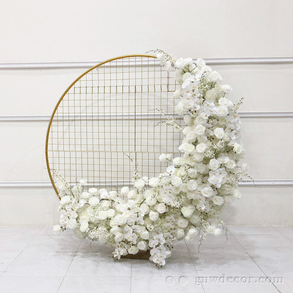 Artificial flower arch : other shape